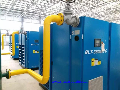 博莱特空压机纺织车间现场图